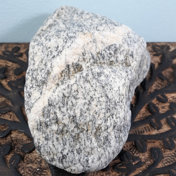 Maine Banded Granite Stone East Coast Beach Rock Raw Mineral Specimen Gray White - Picture 10 of 12